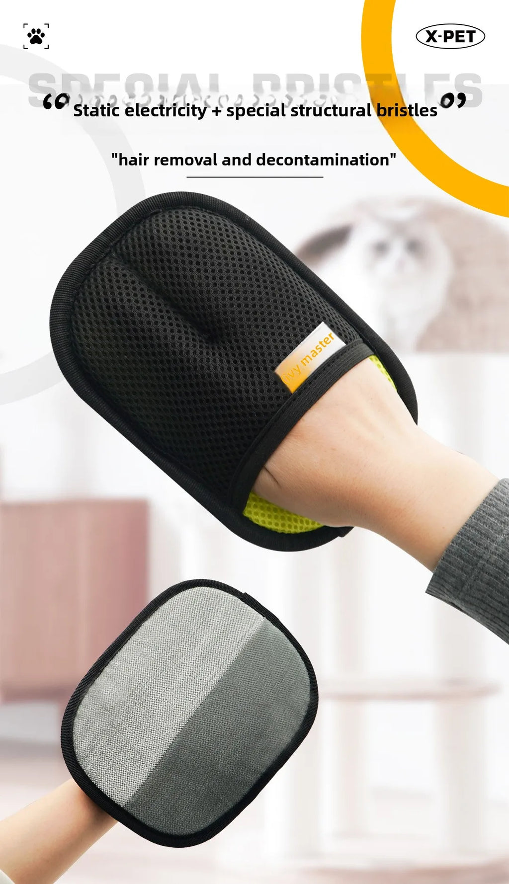 wonder.pet Grooming Mitt — Effortless Fur Removal