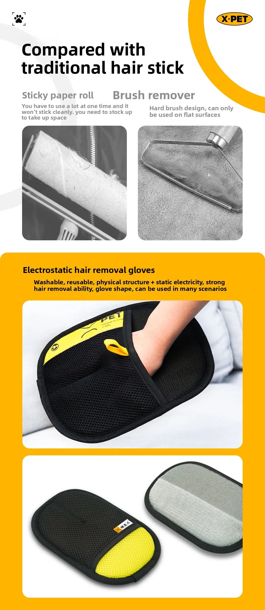 wonder.pet Grooming Mitt — Effortless Fur Removal