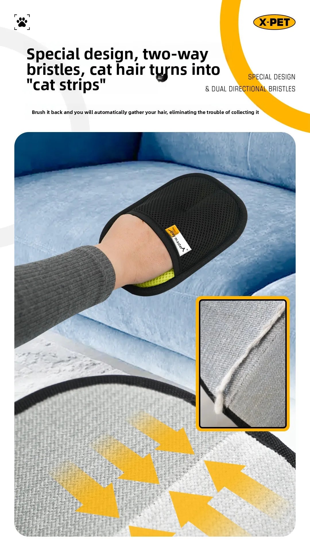 wonder.pet Grooming Mitt — Effortless Fur Removal