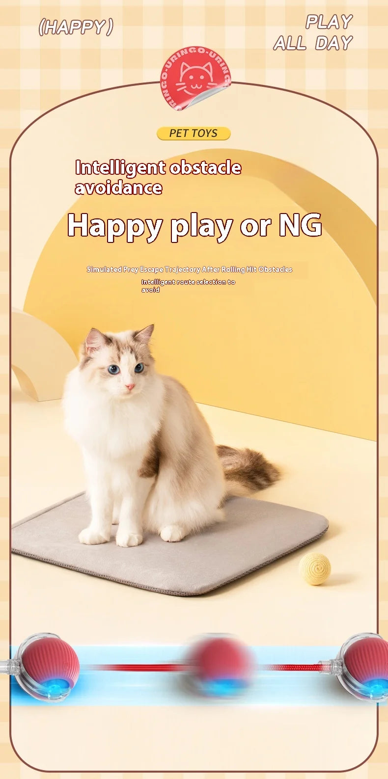 Cat Toys Pet Interactive Smart